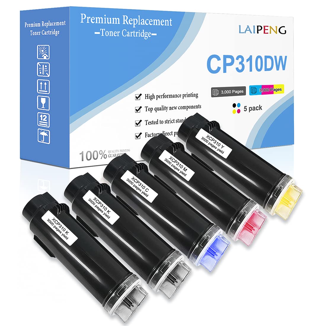 富士ゼロックストナーカートリッジ 3色5本セット